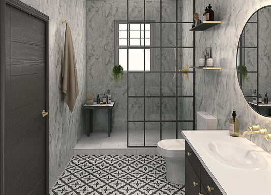 stratus marble 1200mm plywood square edge wet wall panel, Perform Panel, Plywood Wet Wall Panels, Wet Wall Panels, 1