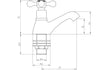 piero bath pillar taps, Alessio, Chrome Bath Taps, Taps, 6