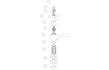 piero bath pillar taps, Alessio, Chrome Bath Taps, Taps, 7