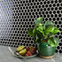pixel black hexagon gloss 260x300 price per sheet tiles, Floor Tiles, Mosaic  Tiles, Porcelain Tiles, Wall Tiles, Black Tiles, 1