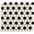 pixel chequer hexagon white black matt 260x300 price per sheet tiles, Floor Tiles, Mosaic  Tiles, Porcelain Tiles, Wall Tiles, White Tiles, 3