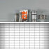 pixel white brick matt 300x300 price per sheet tiles, Floor Tiles, Mosaic  Tiles, Porcelain Tiles, Wall Tiles, White Tiles, 1