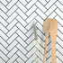 pixel white herringbone matt 316x277 price per sheet tiles, Floor Tiles, Mosaic  Tiles, Porcelain Tiles, Wall Tiles, White Tiles, 6