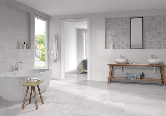 portland decor tiles 300x600mm, Ceramic Tiles, Concrete Effect Tiles, Decor Tiles, Wall Tiles, Grey Tiles, 1