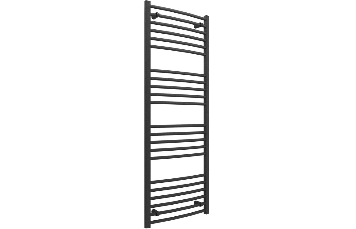 Riccardo Curved Towel Radiator 500x1600mm - Anthracite - bathandtile