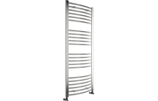 riccardo-curved-towel-radiator-600x1600mm-chrome, Alessio, Heating, Radiators, Towel Rails, 1