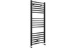 riccardo-straight-towel-radiator-500x1200mm-matt-black, Alessio, Heating, Radiators, Towel Rails, 1