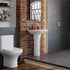 rosa basin full pedestal 560x450mm, Alessio, Basins, Full Pedestal Basin, 1
