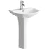 rosa basin full pedestal 560x450mm, Alessio, Basins, Full Pedestal Basin, 2
