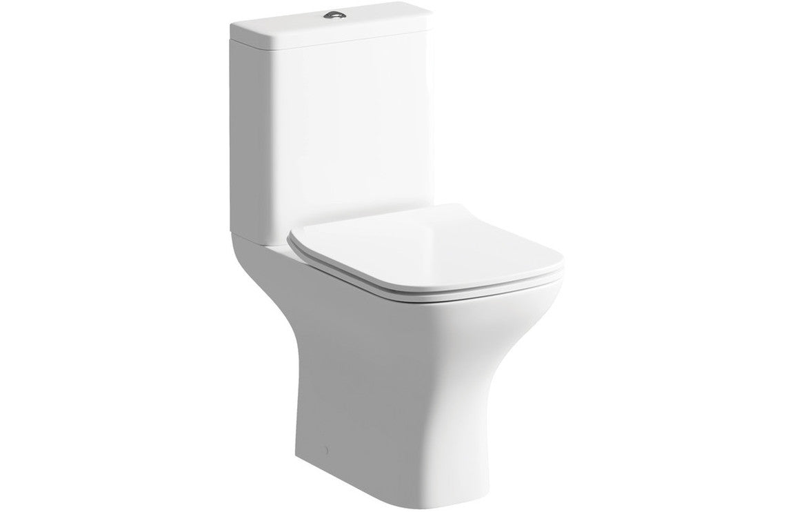 Rosa Wall Hung Basin And Close Coupled Toilet Set - bathandtile