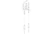 sabrina floor standing bath shower mixer tap with shower kit, Alessio, Chrome Bath Taps, Free Standing Bath Taps, Taps, 7
