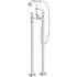 sabrina floor standing bath shower mixer tap with shower kit, Alessio, Chrome Bath Taps, Free Standing Bath Taps, Taps, 4