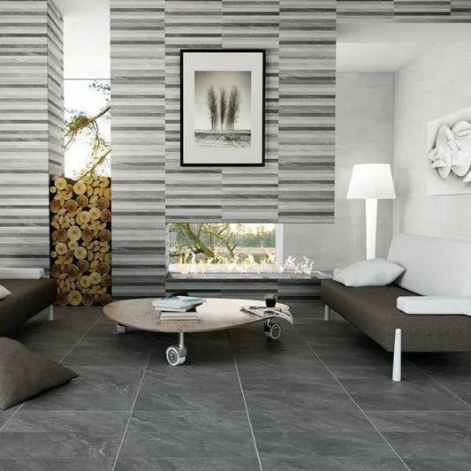 safari grafito 300x600mm tiles, Floor Tiles, Porcelain Tiles, Wall Tiles, Grey Tiles, 1