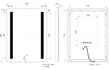 serena 600x800mm rectangle front lit led mirror, Alessio, Illuminated Bathroom Mirror, Mirrors, 4