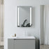 serena 600x800mm rectangle front lit led mirror, Alessio, Illuminated Bathroom Mirror, Mirrors, 1