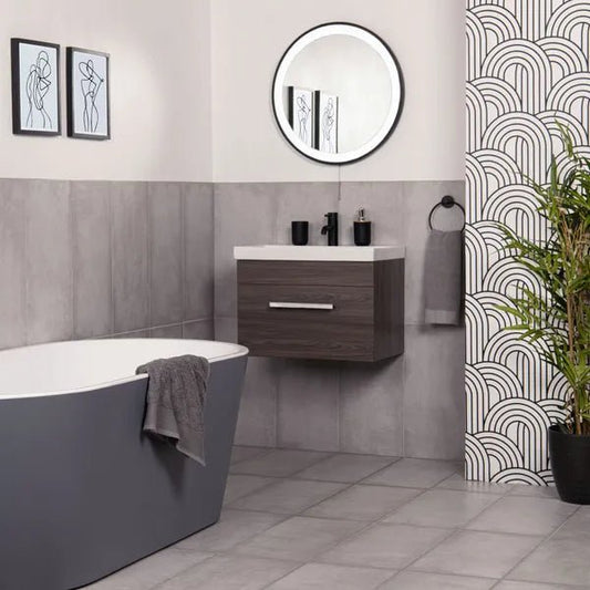 shadow dance white matt tiles 300x600mm, Concrete Effect Tiles, Floor Tiles, Porcelain Tiles, Wall Tiles, White Tiles, 1