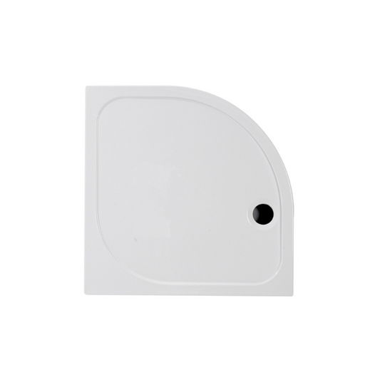 45mm deluxe 900x900mm quadrant tray waste, Alessio, white, Quadrant Trays, Shower Trays, 1