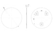 sleek 600mm round mirror, Alessio, Mirrors, Round Mirrors, Standard Bathroom Mirrors, 4