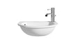 Space Saver Semi Recessed Basin 490x355mm - bathandtile