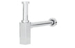 Square Bottle Trap Chrome - bathandtile