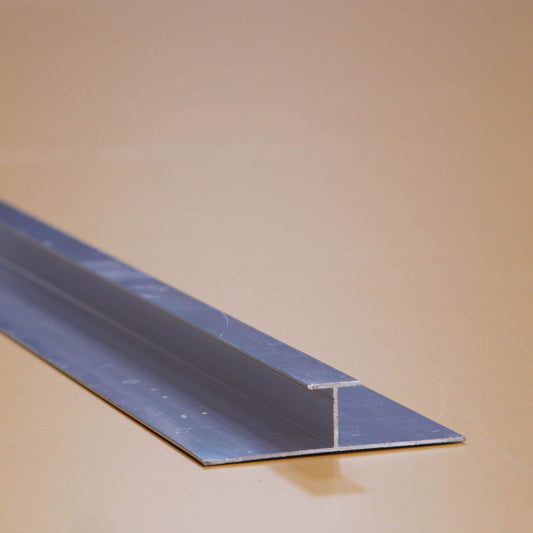 Straight Joint Chrome 2450mm Length Aluminium Profile - bathandtile