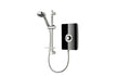 Triton Aspirante 8.5kW Contemporary Electric Shower - Black Gloss - bathandtile