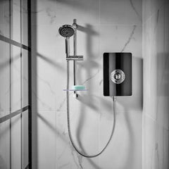 Triton Aspirante 8.5kW Contemporary Electric Shower - Black Gloss