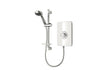 Triton Aspirante 8.5kW Contemporary Electric Shower - White Gloss - bathandtile