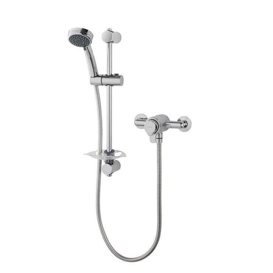 Triton Dene Concentric Thermostatic Mixer Shower - Chrome - bathandtile