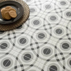 Twenties Circle Design Tiles 200x200mm