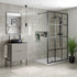 valente 615mm floor standing 2 door basin unit basin matt latte, Alessio, Sink Vanity Unit, Basin Unit, 5