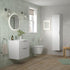 valente 615mm floor standing 2 door basin unit basin matt white, Alessio, Sink Vanity Unit, Basin Unit, 5