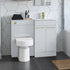 valeria 1100mm combination toilet basin unit rh white gloss brass handles, Alessio, Bathroom Cabinet, 1
