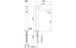 vema maira tall basin mixer chrome, Vema, Chrome Basin Taps, Tall Basin Taps, Taps, 4