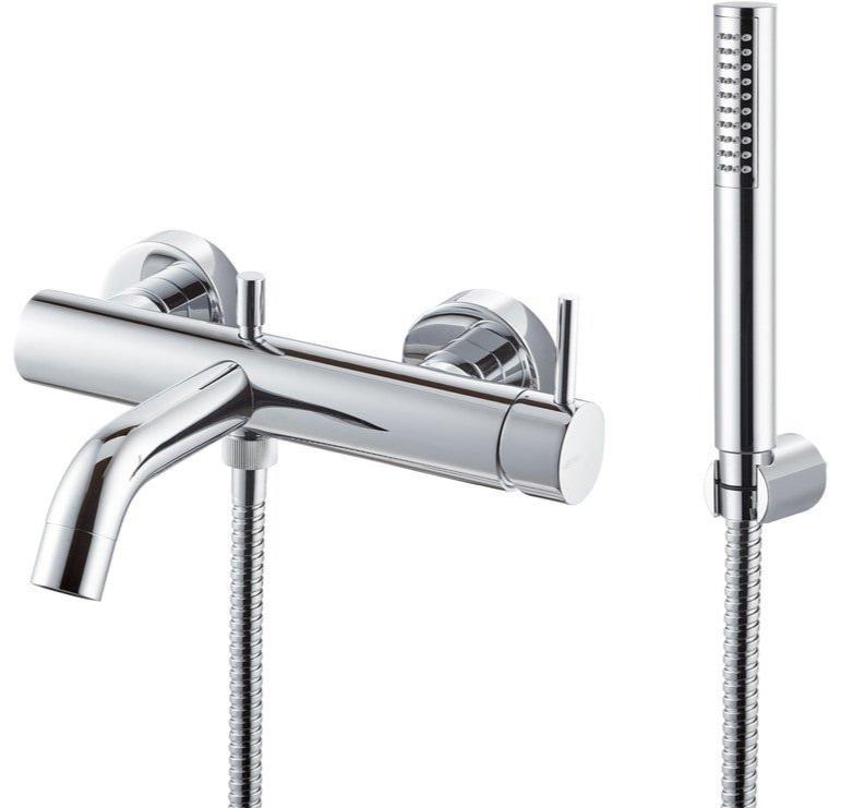 Vema Maira Wall Mounted Bath Shower Mixer Tap - bathandtile