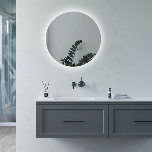 venice 800mm round back lit led mirror, Alessio, Illuminated Bathroom Mirror, Mirrors, Round Mirrors, 1