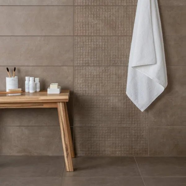 Venice Taupe Floor Tiles 450x450mm - bathandtile