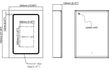 vice 500mm 1 door front lit led mirror cabinet, Alessio, Illuminated Bathroom Mirror, Mirror Bathroom Cabinets, Mirrors, 4