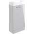 vito 410mm floor standing 1 door basin unit basin grey glo, Alessio, Sink Vanity Unit, Basin Unit, 3