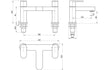 aurora chrome bath filler mixer tap 1, Alessio, Chrome Bath Taps, Taps, 7