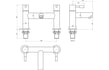 vito chrome bath filler mixer tap, Alessio, Chrome Bath Taps, Taps, 6