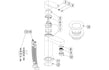 aurora basin mixer tap and waste, Alessio, Chrome Basin Taps, Taps, 4