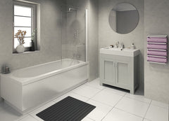 White Bonito 900mm MDF Nu-lock Wet Wall Panel