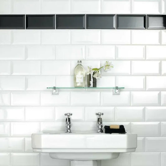 metro blanco gloss 150x75mm tiles, Ceramic Tiles, Metro  Tiles, Wall Tiles, White Tiles, 1