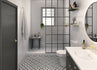 White Frost 1200mm MDF Nu-lock Wet Wall Panel - bathandtile