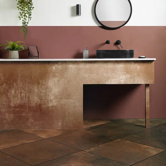 yuri caldera tiles 583x583mm, Floor Tiles, Porcelain Tiles, Wall Tiles, Brown Tiles, 1