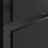 zane 605mm wall hung basin unit black basin matt black, Alessio, Wall Hung Vanity Unit, 2