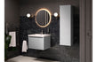 Zante 350mm Wall Hung Tall Unit - Mineral Grey - bathandtile