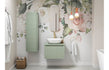 Zante 350mm Wall Hung Tall Unit - Willow Green - bathandtile