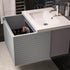 zante 600mm wall hung basin unit worktop mineral grey, Alessio, Wall Hung Vanity Unit, 2